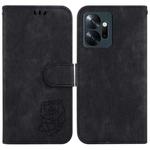 For Infinix Zero 20 X6821 Little Tiger Embossed Leather Phone Case(Black)