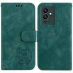 For Infinix Note 12 5G / 12 Pro 5G Little Tiger Embossed Leather Phone Case(Green)