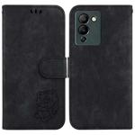 For Infinix Note 12 G96 / X670 Little Tiger Embossed Leather Phone Case(Black)