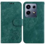 For Infinix Note 30 VIP Little Tiger Embossed Leather Phone Case(Green)