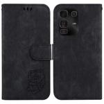 For Infinix Note 50 Pro+ Little Tiger Embossed Leather Phone Case(Black)