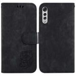 For LG Velvet 4G / 5G / G9 Little Tiger Embossed Leather Phone Case(Black)