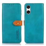 For Sony Xperia 10 VI KHAZNEH Dual-color Cowhide Texture Flip Leather Phone Case(Blue)