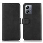 For Motorola Moto G14 4G Cow Texture Leather Phone Case(Black)