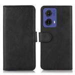 For Motorola Moto G85 Cow Texture Leather Phone Case(Black)