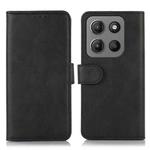 For Motorola Moto G15 4G / G05 Cow Texture Leather Phone Case(Black)