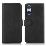 For Sony Xperia 5 V Cow Texture Leather Phone Case(Black)