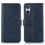 For Sony Xperia 5 V Cow Texture Leather Phone Case(Blue)