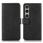 For Sony Xperia 1 IV Cow Texture Leather Phone Case(Black)