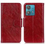 For Motorola Edge 40 Neo Nappa Texture Flip Leather Phone Case(Red)