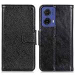 For Motorola Moto G85 Nappa Texture Flip Leather Phone Case(Black)