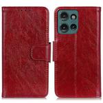 For Motorola Edge 50 5G Global Nappa Texture Flip Leather Phone Case(Red)