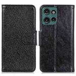 For Motorola Edge 50 Neo Nappa Texture Flip Leather Phone Case(Black)