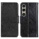 For Sony Xperia 1 IV Nappa Texture Flip Leather Phone Case(Black)