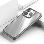 For iPhone 15 Pro iPAKY Dawn Series Transparent PC+TPU Phone Case(Grey)