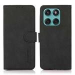 For Motorola Edge 60 Fusion KHAZNEH Matte Texture Leather Phone Case(Black)