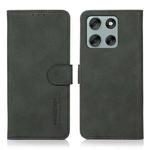 For Motorola Moto G56 5G KHAZNEH Matte Texture Leather Phone Case(Green)