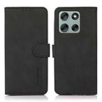 For Motorola Moto G56 5G KHAZNEH Matte Texture Leather Phone Case(Black)