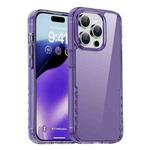 For iPhone 15 Pro Max iPAKY YG Series Transparent PC+TPU Phone Case(Transparent Purple)