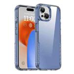 For iPhone 15 iPAKY YG Series Transparent PC+TPU Phone Case(Transparent Blue)