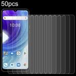 For UMIDIGI A15T 50pcs 0.26mm 9H 2.5D Tempered Glass Film