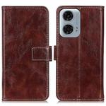 For Motorola Moto G24 Power Retro Crazy Horse Texture Leather Phone Case(Brown)