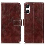 For Sony Xperia 10 VI Retro Crazy Horse Texture Horizontal Flip Leather Phone Case(Brown)