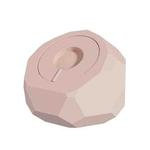 Diamond-shaped 2 in 1 Wireless Charging Silicone Base(Pink)