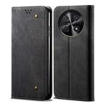 For Huawei nova 12i 4G Global Denim Texture Leather Phone Case(Black)