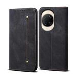 For Huawei nova 14 Denim Texture Leather Phone Case(Black)