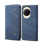 For Huawei nova 14 Ultra Denim Texture Leather Phone Case(Blue)