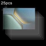 For vivo iQOO Pad5 12.1 inch 25pcs 9H 0.3mm Explosion-proof Tempered Glass Film