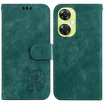 For OnePlus Nord CE 3 Lite / N30 Little Tiger Embossed Leather Phone Case(Green)