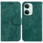 For OnePlus Nord 3 Little Tiger Embossed Leather Phone Case(Green)