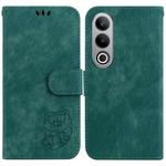 For OnePlus Nord CE4 5G Little Tiger Embossed Leather Phone Case(Green)