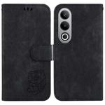 For OnePlus Nord CE4 5G Little Tiger Embossed Leather Phone Case(Black)