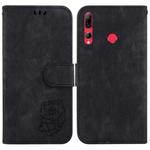For Huawei P Smart Z Little Tiger Embossed Leather Phone Case(Black)