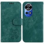 For Huawei nova 12 Pro / nova 12 Ultra Little Tiger Embossed Leather Phone Case(Green)