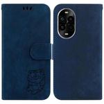 For Huawei nova 13 Pro Little Tiger Embossed Leather Phone Case(Dark Blue)