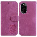 For Huawei nova 13 Pro Little Tiger Embossed Leather Phone Case(Rose Red)