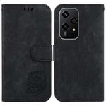 For Honor 200 Lite Global Little Tiger Embossed Leather Phone Case(Black)