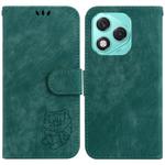 For Honor 400 Lite Little Tiger Embossed Leather Phone Case(Green)