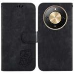 For Honor X70 5G Little Tiger Embossed Leather Phone Case(Black)
