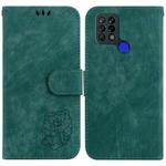 For Tecno Pova 4G / LD7 Little Tiger Embossed Leather Phone Case(Green)