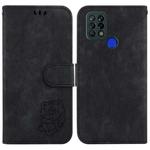 For Tecno Pova 4G / LD7 Little Tiger Embossed Leather Phone Case(Black)