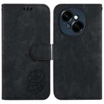 For Tecno Spark Go 1 / Pop 9 Pro Little Tiger Embossed Leather Phone Case(Black)