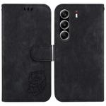 For Tecno Camon 40 Pro 4G Little Tiger Embossed Leather Phone Case(Black)