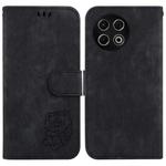 For Tecno Spark 30 Pro Little Tiger Embossed Leather Phone Case(Black)