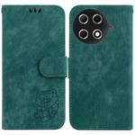For Tecno Camon 30S / Camon 30S Pro Little Tiger Embossed Leather Phone Case(Green)
