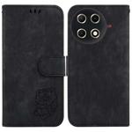 For Tecno Camon 30S / Camon 30S Pro Little Tiger Embossed Leather Phone Case(Black)